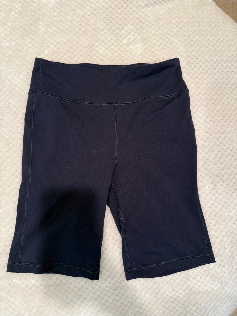 Women's navy High-Waist Bike Shorts